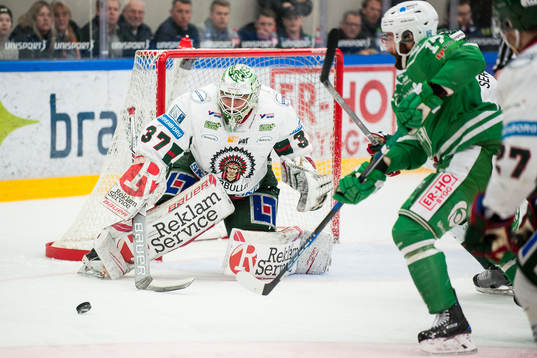 Frölundas målvakt Johan Gustafsson