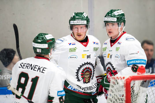 Frölundas Ryan Lasch, Simon Hjalmarsson och Carl