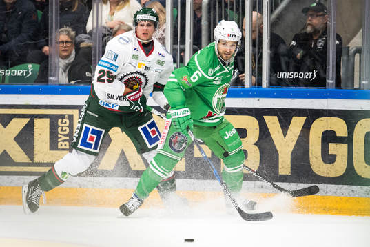 Rögles Craig Schira och Frölundas Mika Kohonen