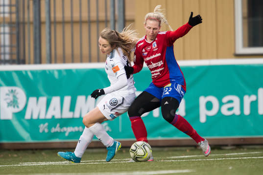 Rosengårds Fiona Brown och Vittsjös Sandra Adolfsson