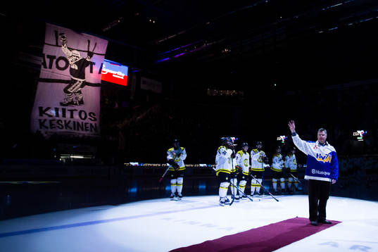 s förre spelare Esa Keskinen hyllas