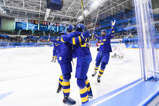 Fanny Rask of Sweden celebrates