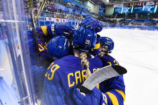 Fanny Rask of Sweden celebrates