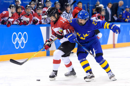 Miho Shishiuchi of Japan and Emma Nordin of Sweden in the