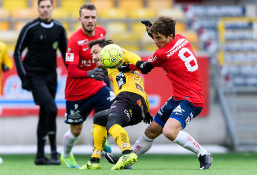 Örgrytes Jakob Lindström och Elfsborgs Stefan Ishizaki