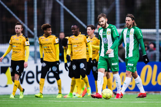 Hammarbys Björn Paulsen och Simon Sandberg deppar