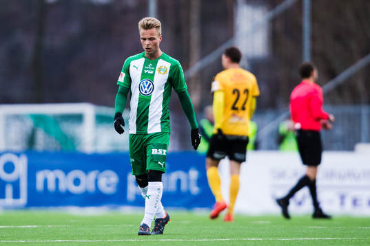 Hammarbys Sander Svendsen deppar