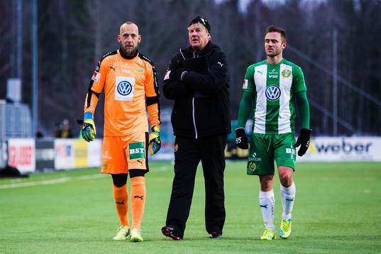 Hammarbys målvakt Benny Lekström , målvaktstränare