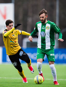 Hammarbys Simon Sandberg och Frejs Konstantinos