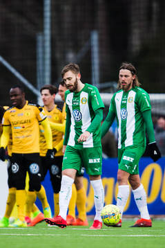 Hammarbys Simon Sandberg och Björn Paulsen deppar
