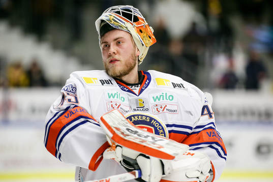 Växjös målvakt Viktor Andrén