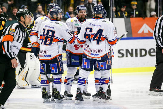 Växjös Andrew Calof , Janne Pesonen och Eric Martinsson