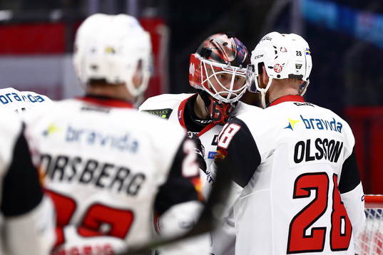 Malmös Redhawks målvakt Oscar Alsenfelt och Malmös
