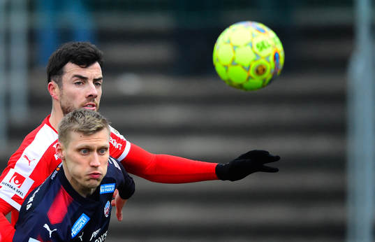 Helsingborgs Andri Runar Bjarnason mot Värnamos Paulo