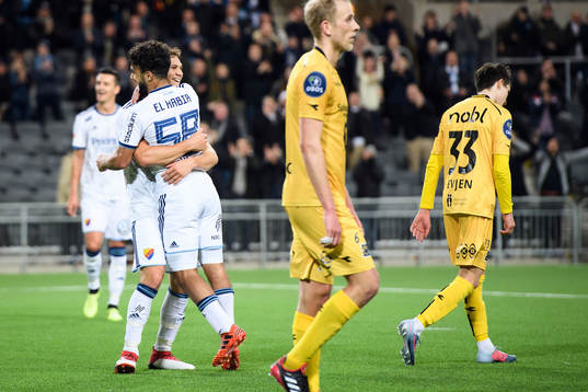 Djurgårdens Othman El Kabir jublar