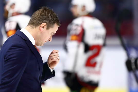Linköpings tränare Dan Tangnes deppar