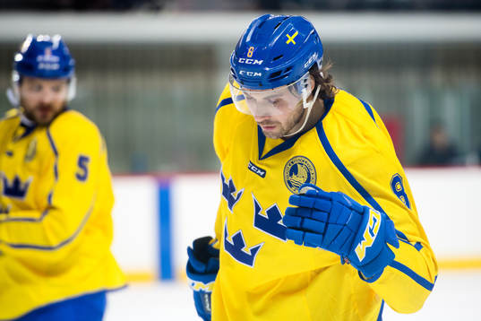 Johan Fransson of Sweden looks dejected