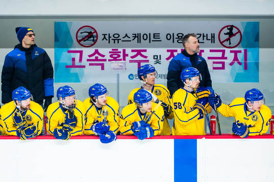 Peter Popovic, assistant coach and Rikard Grönborg, Head