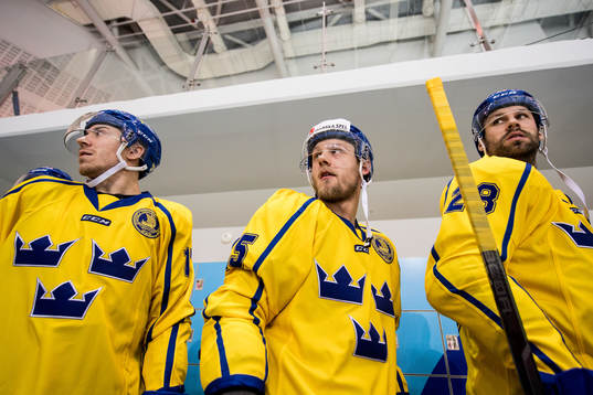 Simon Bertilsson and Dick Axelsson of Sweden arrives the