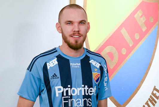 I denna handout-bild från Djurgårdens IF Fotboll  ses