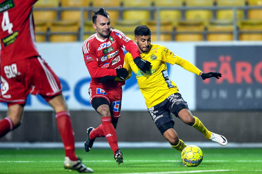 Skövdes Albrim Demalijaj och Elfsborgs Rami Kaib