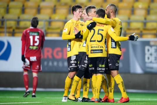 Elfsborgs spelare jublar