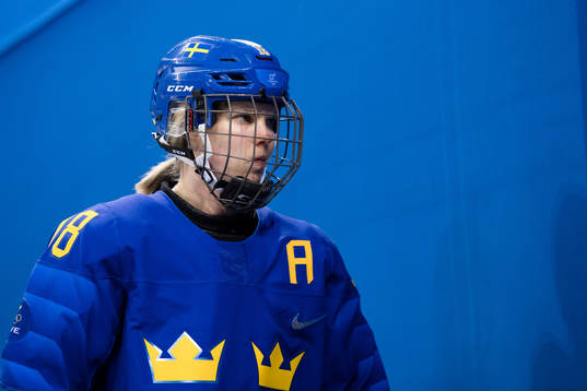 Anna Borgqvist of Sweden looks dejected