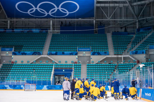 Rikard Grönborg, Head Coach of Sweden going through