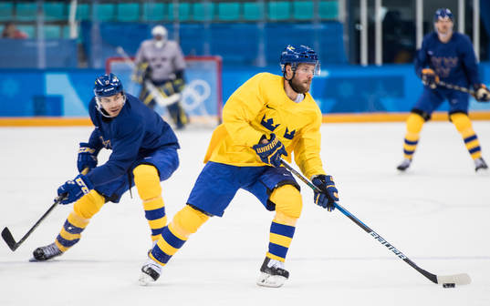 Linus Omark of Sweden and Pär Lindholm of Sweden