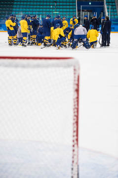 Rikard Grönborg, Head Coach of Sweden going through