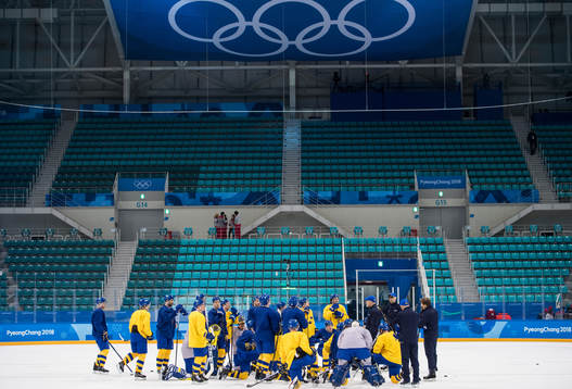 Rikard Grönborg, Head Coach of Sweden going through
