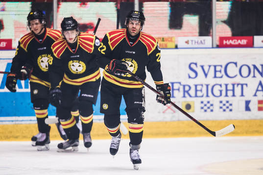 Brynäs Jörgen Sundqvist jublar