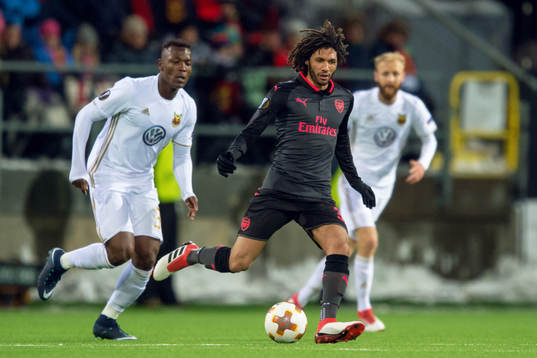 Östersunds Alhaji Gero och Arsenals Mohamed Elneny