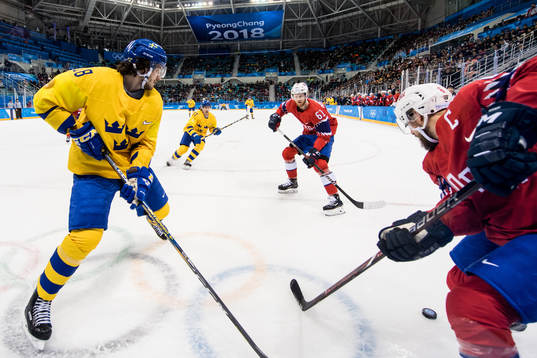 Dennis Everberg of Sweden and Aleksander Reichenberg of