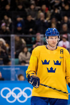 Staffan Kronwall of Sweden in the Men's Ice Hockey