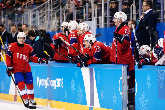 Anders Bastiansen of Norway looks dejected in the Men's Ice