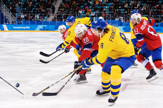 Johan Fransson of Sweden and Anders Bastiansen of Norway in