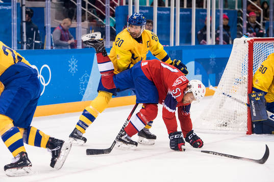 Joel Lundqvist of Sweden and Mats Rosseli Olsen of Norway