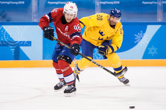 Mathis Olimb of Norway and Joel Lundqvist of Sweden in the