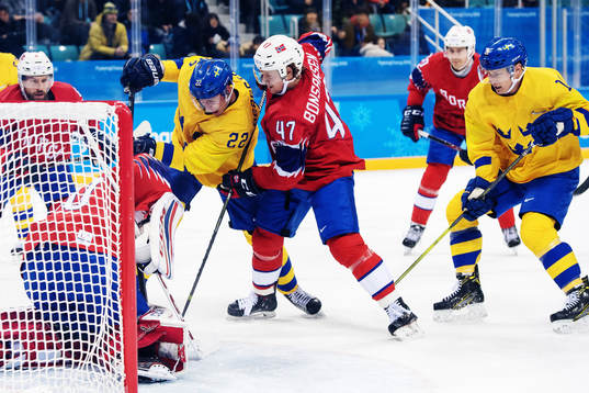 Alexander Bergström of Sweden and Aleksander Bonsaksen of