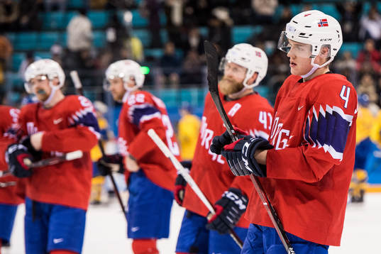 Johannes Johannesen of Norway looks dejected
