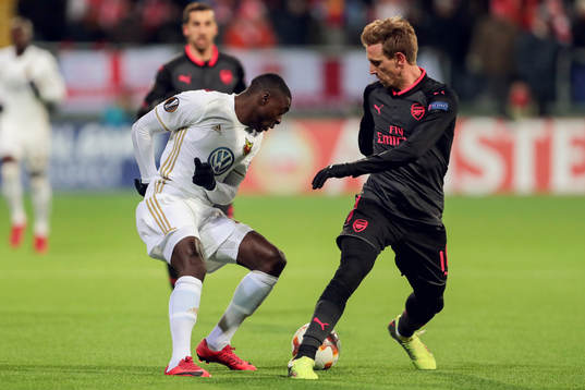 Östersunds Ken Sema och Arsenals Nacho Monreal