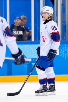 Mathis Olimb of Norway looks dejected