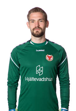 Kalmars målvakt Lukas Hägg Johansson