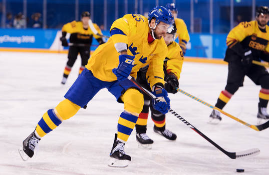 Viktor Stålberg of Sweden scores a goal to 1-0