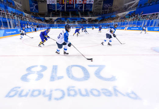 Minnamari Tuominen of Finland in the ice hockey