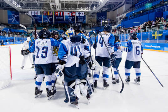 Team Finland celebrates