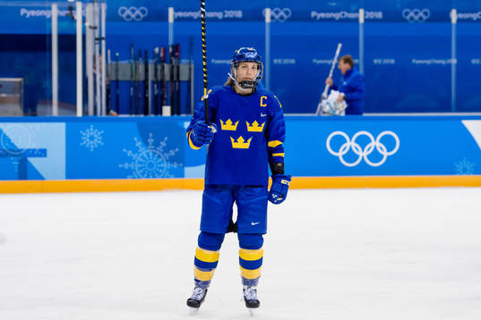 Emilia Ramboldt of Sweden looks dejected