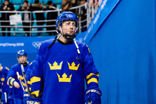 Erika Grahm of Sweden looks dejected