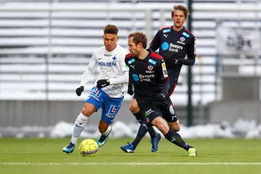 Norrköpings Jordan Larsson och Helsingborgs Anders Randrup